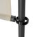 Tectake Sonnenschutz Taija 128 x 7 x 216–310 cm – Handkurbel – UV50+ – Beige