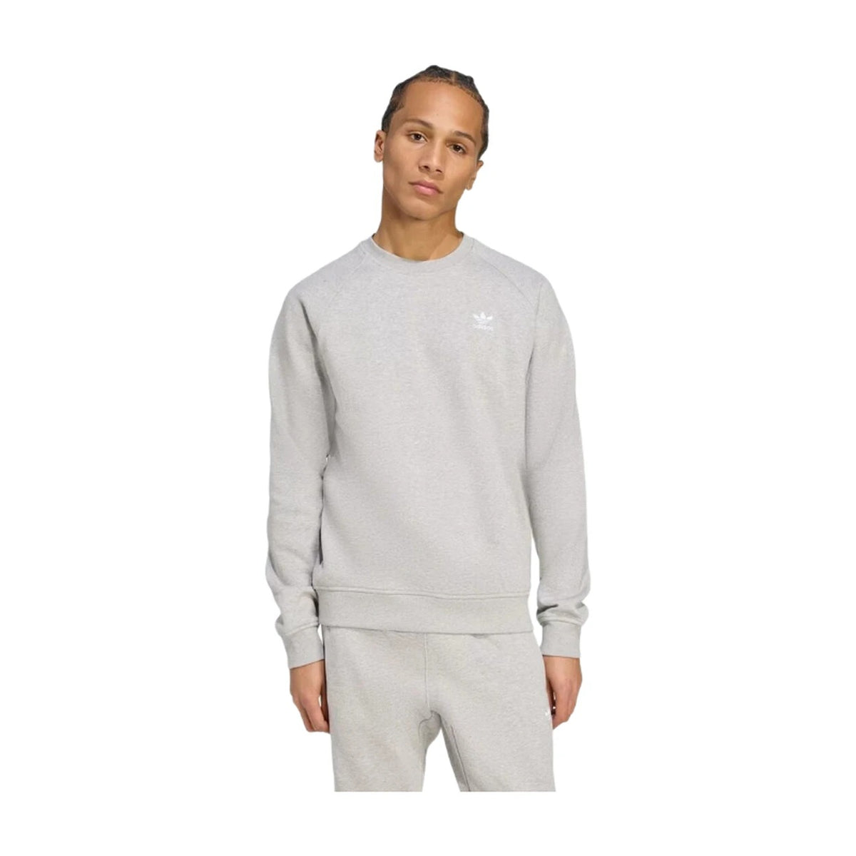 adidas Trefoil Essentials Sweatshirt – JY6140 – Grau – Größe L