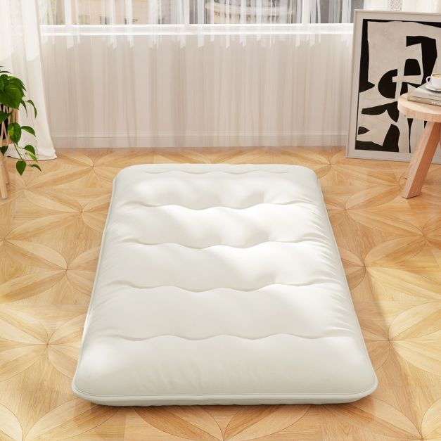 Coast Bodenmatratze - faltbar - waschbar - Mikrofaser - 203 x 137 x 10 cm - Beige