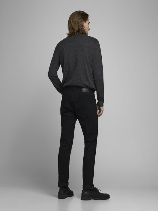 Jack & Jones - Herrenpullover Emil Knit Rollkragen - Grau - Größe XXL