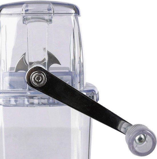 Secret de Gourmet Eiszerkleinerer / Eismühle – mit Deckel – transparent – manuell