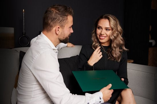 Laura Ferini Damen Halskette Dolci Sogni Silber - Silber Halskette mit Anhänger - 18K Weißgold vergoldet - Halskette - Halskette - Schmuck - Accessoires - Damen Halskette mit Anhänger