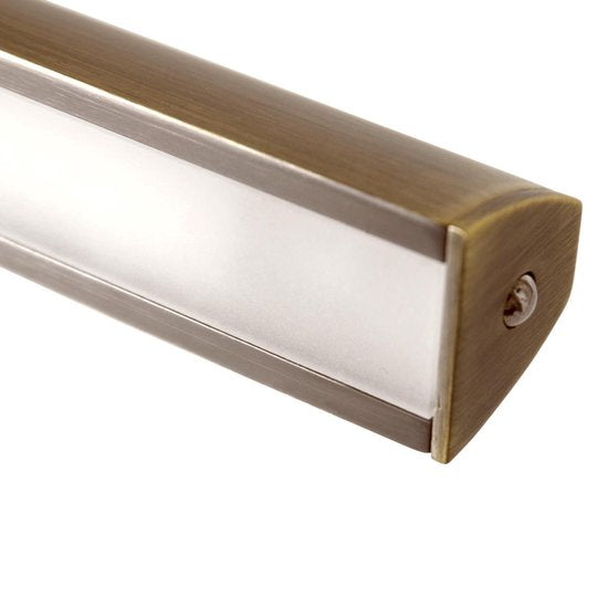 Steinhauer Litho LED - Wandleuchte Classic - Bronze - H:9,4cm - Universal - Für Innen - Metall - Wandleuchten - Schlafzimmer - Wohnzimmer