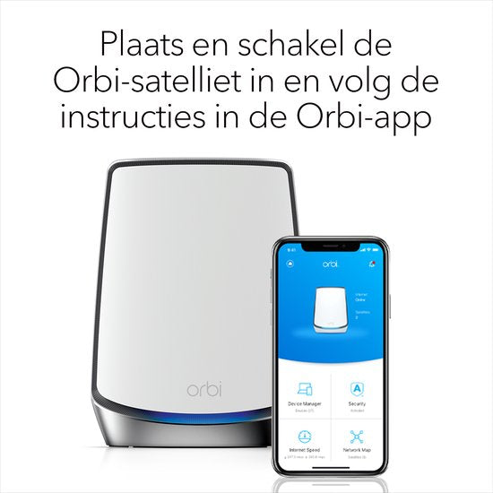 NETGEAR Orbi RBS850 - Mesh Wifi - Geeignet für Wifi 6 - 1-Pack