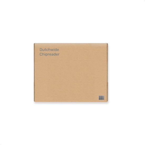 Dutchwide - Chip-Lesegerät für Haustiere - Chipreader Pro - bis zu 128 Tage - ISO11784/85 - schwarz