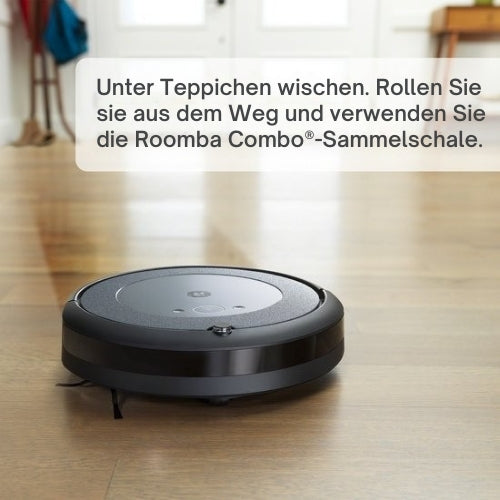 iRobot - Roomba Combo® i5 - Staubsaugerroboter mit Wischfunktion - Mit Ladestation - Ideal für Haustiere - i5176 - grau