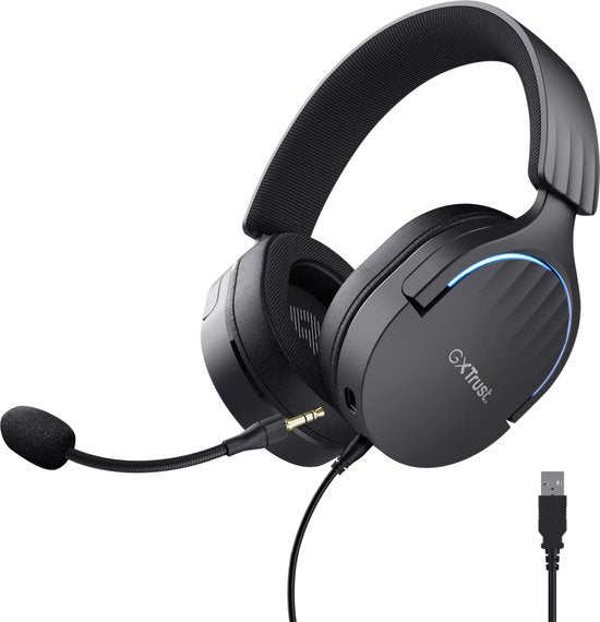 Trust GXT 490 Fayzo - Kabelgebundenes Gaming-Headset - 7.1 Surround Sound - USB - Schwarz