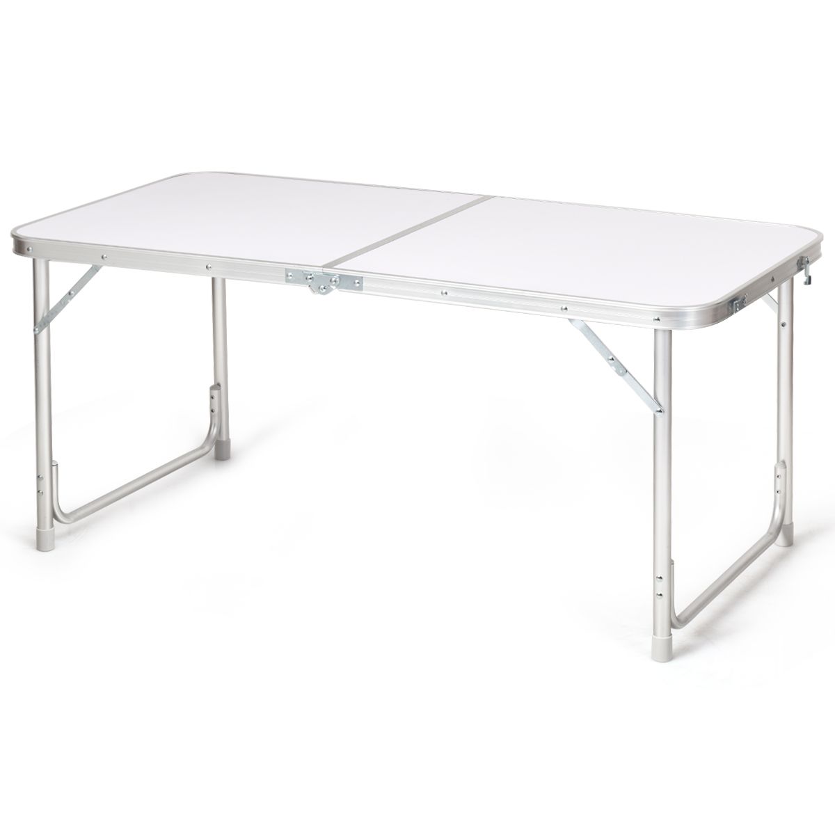 Coast Campingtisch mit Stauraum – höhenverstellbar – zusammenklappbar – dunkelblau 120 x 60 cm