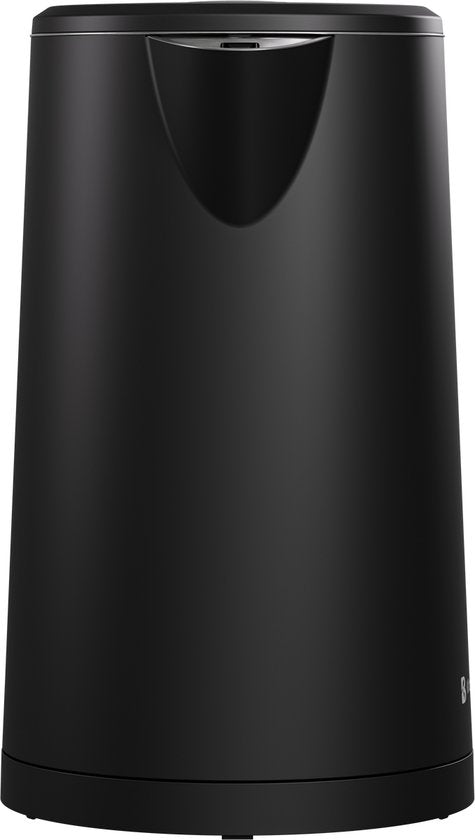 KitchenBrothers Wasserkocher - 1.7L - Mit Temperaturregelung - Elektrisch - Warmhaltefunktion - Display - Doppelwandig - Cool-touch - 2200W - Schwarz