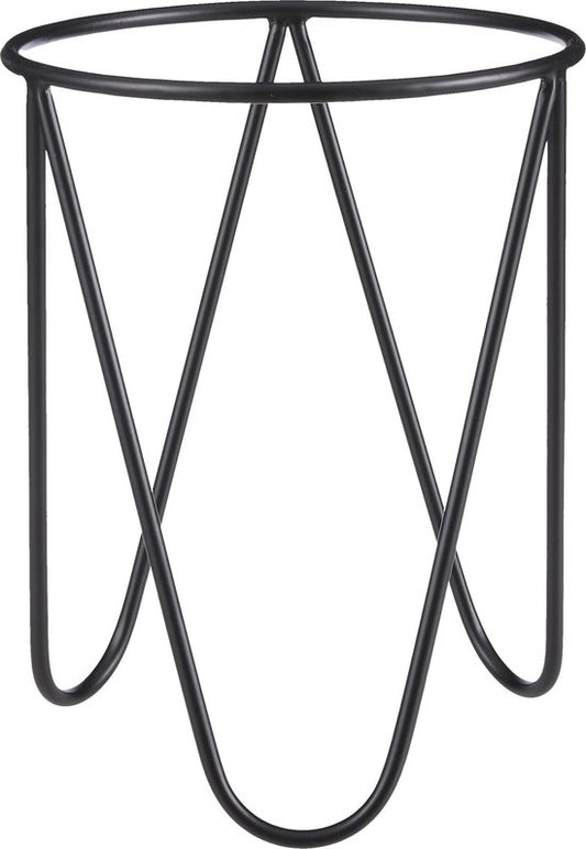 Mica Decorations - Pflanzenständer - H39 x Ø30 cm - Metall - Schwarz