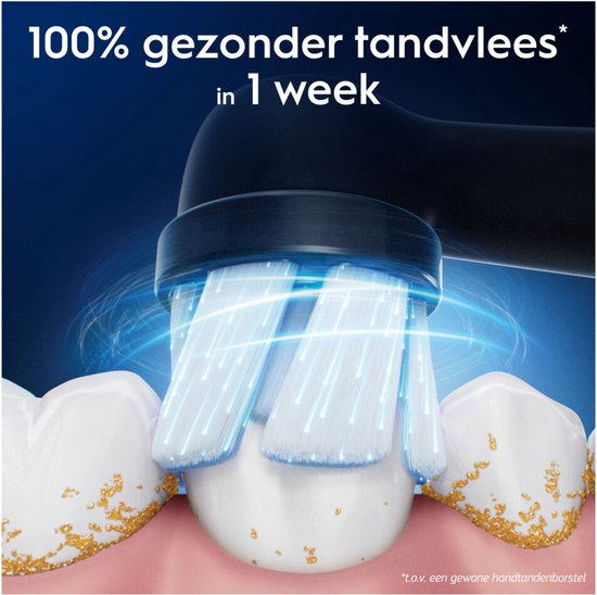 Oral-B Aufsteckbürsten iO Gentle Care Schwarz – 4 Stück