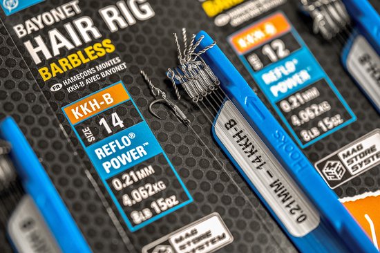 Preston – Vorfach KKH-B Bayonet Hair Rigs ohne Haken – 10 cm – Preston