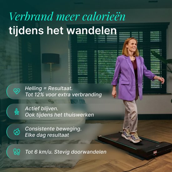 Dreaver Climb – 2-in-1-Laufband, zusammenklappbar, 6 km/h – inklusive App und Zubehör – Laufband – Treadmill – Walking-Band – Walking Pad – für zu Hause