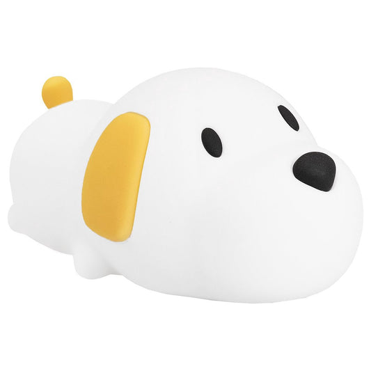 Sleepy Friends Kinder Nachtlicht Hund Grau 95x97x100 mm - Dimmbares USB Wiederaufladbares Nachtlicht für Baby und Kinderzimmer