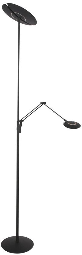 Steinhauer Exclusive – Stehlampe – Zenith2 – schwarz – Kunststoff und Metall – Designlampe – LED – 4390ZW