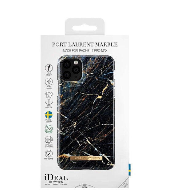 iDeal of Sweden iPhone 11 Pro Max Mode zurück Fall Port Laurent Marmor
