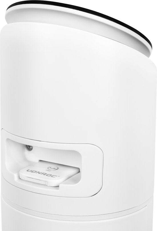 VONROC Luxe Ventilator - Turmventilator - Höhe 110 cm - Inkl. Fernbedienung - 3 Geschwindigkeiten - Swing-Funktion - 15-Stunden-Timer - weiß