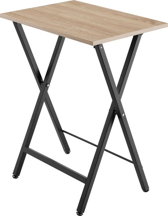 tectake - 2er-Set Beistelltische Phoenix klappbar - hellbraun - 404778