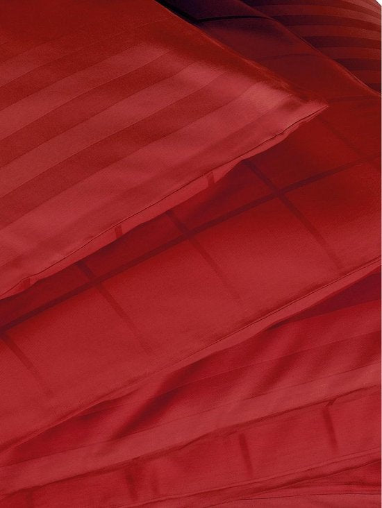 De Witte Lietaer Bettbezug aus Baumwollsatin Zygo – Hotelgröße – 260 x 240 cm – Rot