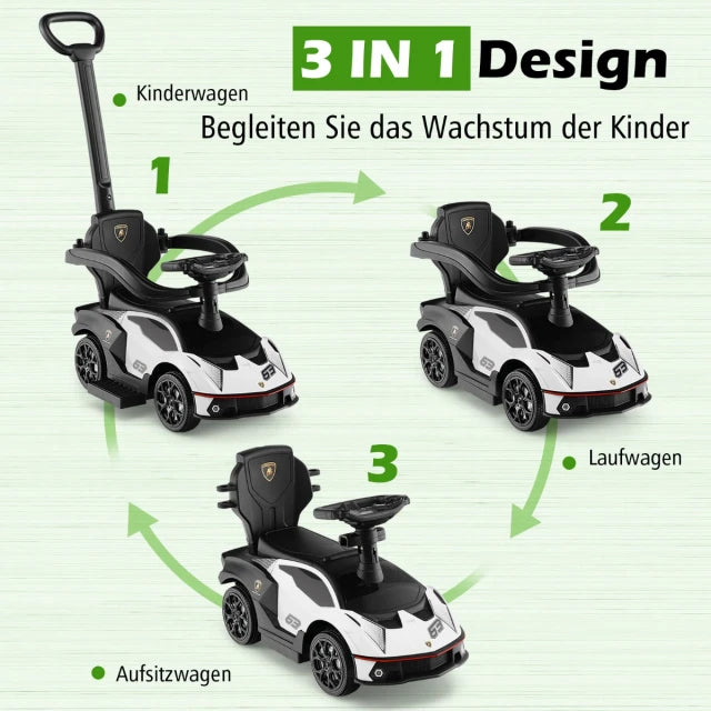 Küste Lamborghini Ride On Auto Weiß
