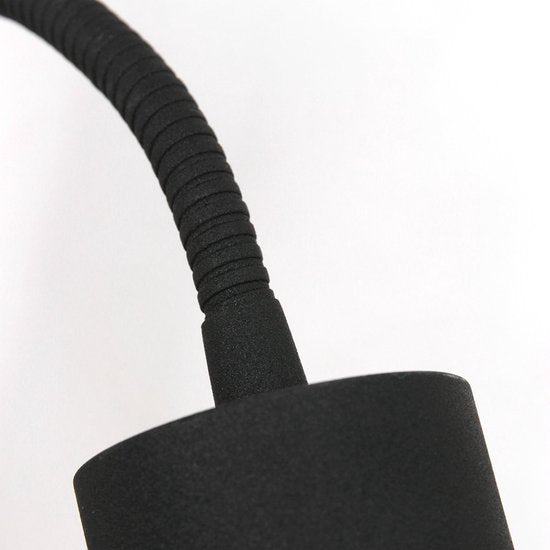 Wandleuchte Natasja LED 3094ZW Schwarz – dreh- und neigbar, inklusive GU10-Leuchtmittel, aus Kunststoff und Metall – Steinhauer