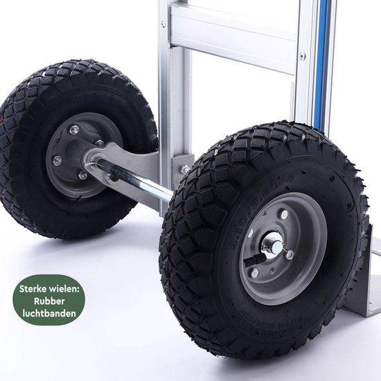 BRASQ Faltbarer Aluminium-Trolley - Kapazität 250 KG - Transportwagen - Plattformwagen - Trolley