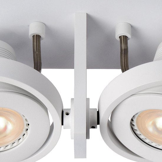 Lucide LANDA Deckenstrahler – LED „Dim to warm“ – GU10 – 2×5 W 3000 K/2200 K – Weiß