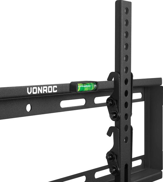 VONROC TV-Halterung - Neigbare TV-Wandhalterung für 37 bis 75 Zoll - Universal bis zu 50 kg. - Inkl. Befestigungsmaterial