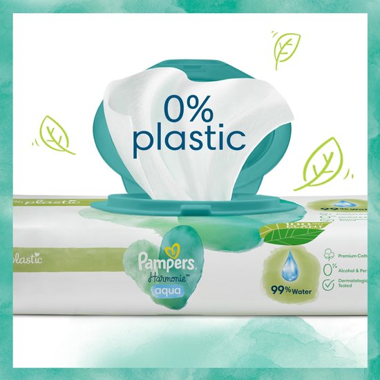 Pampers – Harmonie Aqua – Feuchttücher – 48 Tücher – 1 x 48