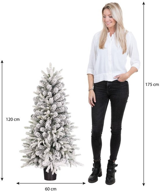 Black Box Trees Grimshaw Kunstweihnachtsbaum im Topf – H 120 x Ø 55 cm – Grün