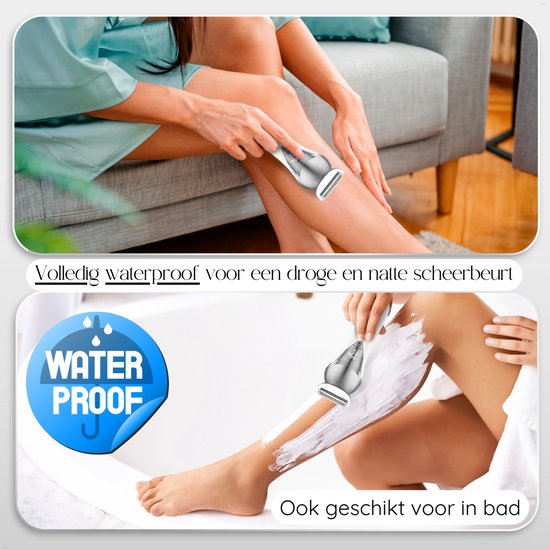 Sansbeauté® 7 in 1 Ladyshaves für Frauen - Gesicht - Achseln - Beine - Epilierer - Trimmer für Frauen & Damen - Bikini-Trimmer Damen - Rasierer Frau