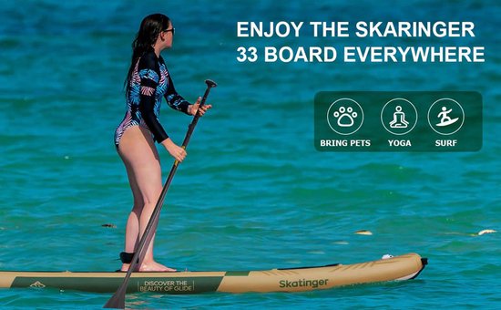 Skatinger Peninsula Trojan Horse aufblasbares Touring-SUP-Board – Komplettpaket