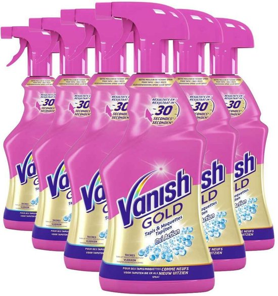 Vanish Oxi Action Gold Fleckenentferner Spray - 500ml x6