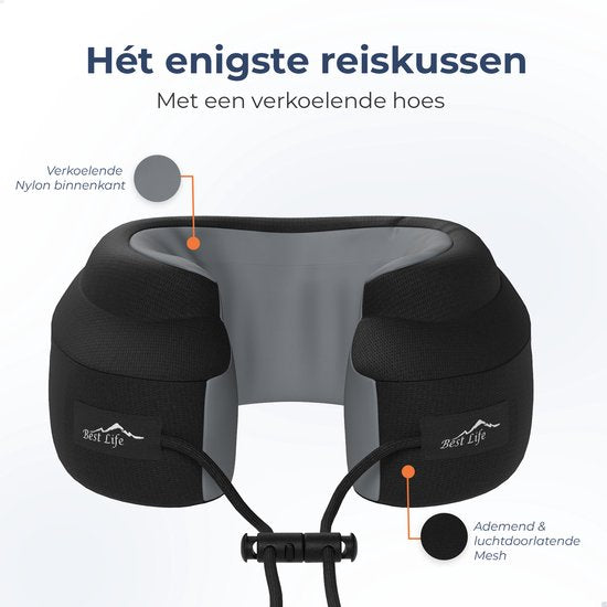 Best Life Nackenkissen Airplane - Reisekissen - Nackenkissen Car Child - Memory Foam