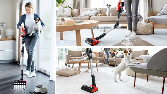 Bosch BCS711PET – Stabstaubsauger – Rot