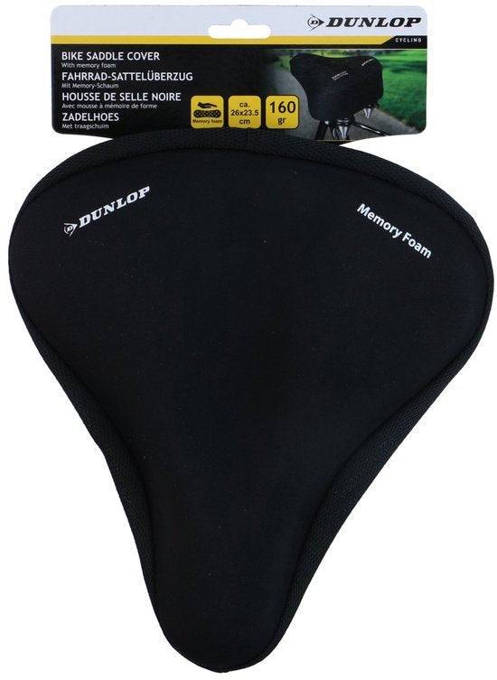 Dunlop Sattelbezug – Memory-Schaum – Schwarz