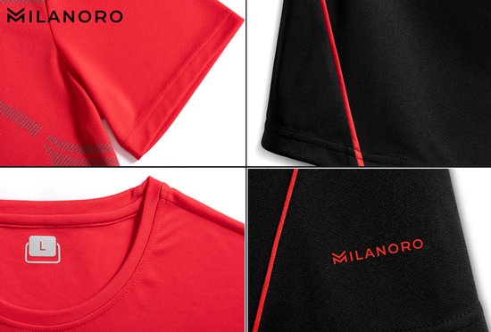 Milanoro - Stylisches Sporttrikot für Männer - Grün - 3XL