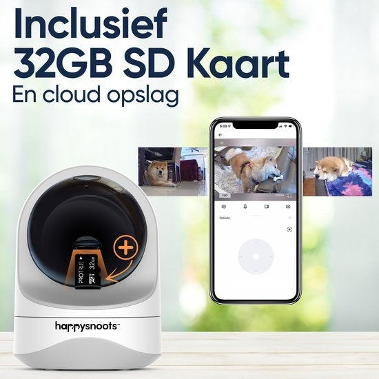 1080P Haustierkamera mit App - 360Â° Hundekamera - Hundekamera - Haustier / Haustierkamera - Für Hund / Hund / Katze / Haustiere