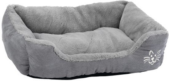 Beeztees Baboo – Katzenkorb – Grau – 48 x 37 x 18 cm