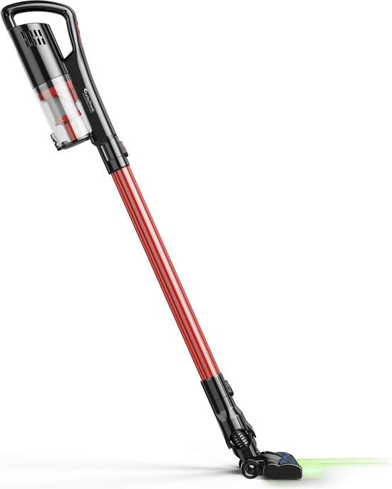 TurboTronic LZ6 Stabstaubsauger mit Laser - Rot
