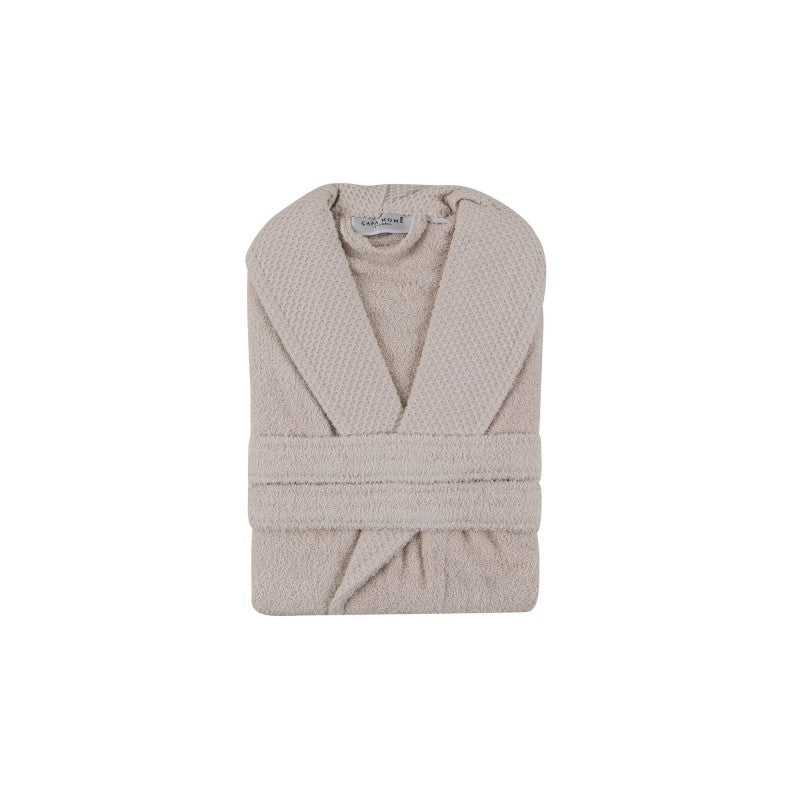 Capa Home Luxus-Bademantel Baumwolle 360 gr/m² - Cappuccino - Größe S - unisex