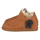 Apollo Home Boots Herren-Hausschuhe - Wildleder - Größe 43/44 - Cognac