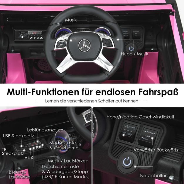 12V Lizenzierter Mercedes Benz Maybach G650-S Kinder Truck Jeep auf Batterie Elektrofahrzeug mit Fernsteuerung