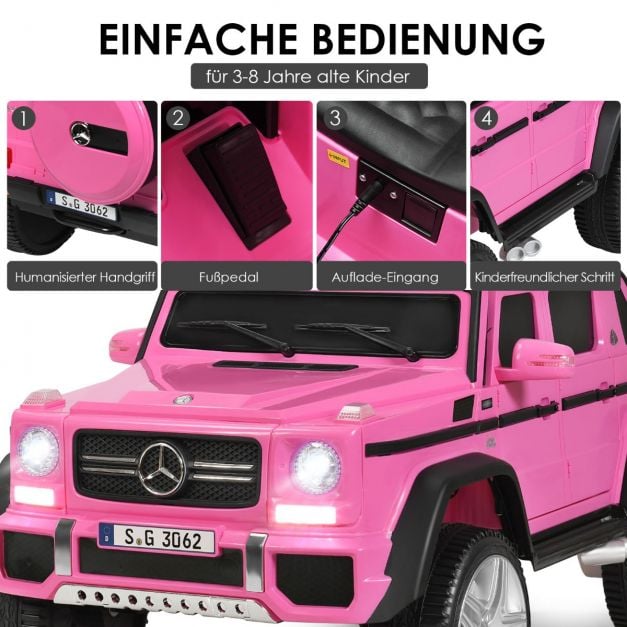 12V Lizenzierter Mercedes Benz Maybach G650-S Kinder Truck Jeep auf Batterie Elektrofahrzeug mit Fernsteuerung