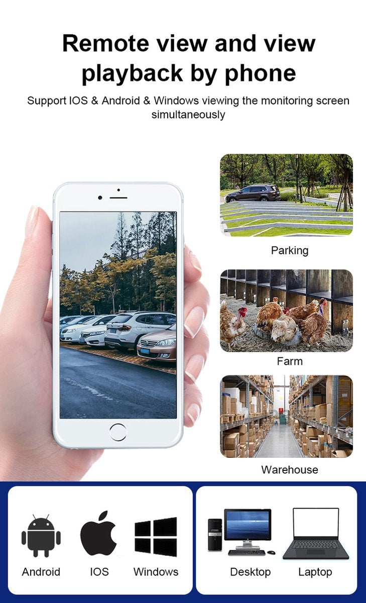 Fuegobird Y17 Smart Waterproof IP66 IP Kamera - Outdoor - dreh- und schwenkbar - unterstützt 2.4G/5G WIFI - 3MP - PTZ IP Kamera