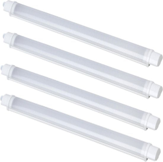 4-PACK LED's Light Leuchtstoffröhren Set 120 cm - Geeignet für alle Innen- und Nassbereiche - IP65