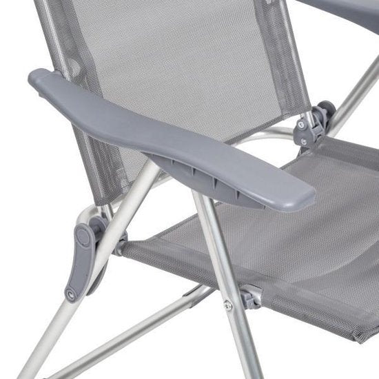 tectake - Campingstühle - Campingstuhl - Gartenstuhl Terrassenstuhl - klappbar - 4er Set - grau - 402181