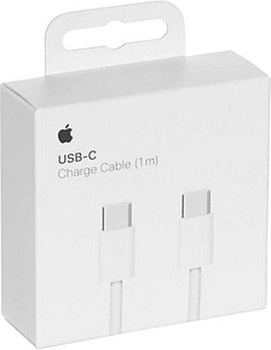 Apple – USB-C-Ladekabel – USB-C auf USB-C – 60 W – 1 m – geflochten – Weiß