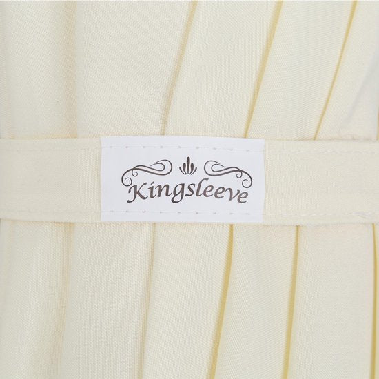 Kingsleeve Sonnenschirm 200 cm – mit Kurbel und Neigungsmechanismus – Beige