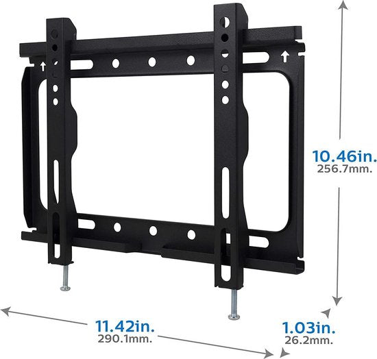 Philips TV-Halterung SQM3221/00 – Feste TV-Wandhalterung für Fernseher bis 42 Zoll und 25 kg – VESA-Maß bis 200 × 200 mm